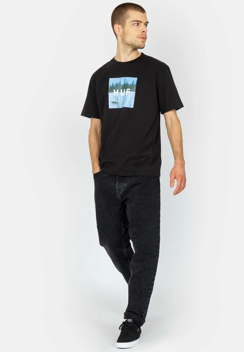 HUF REYNARD - T-Shirt Print - Black 2 HUF REYNARD - T-Shirt Print - Black – Bild 2