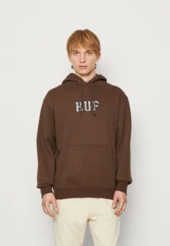 HUF QUAKE CONDITIONS HOODIE - Sweatshirt - Chocolate
