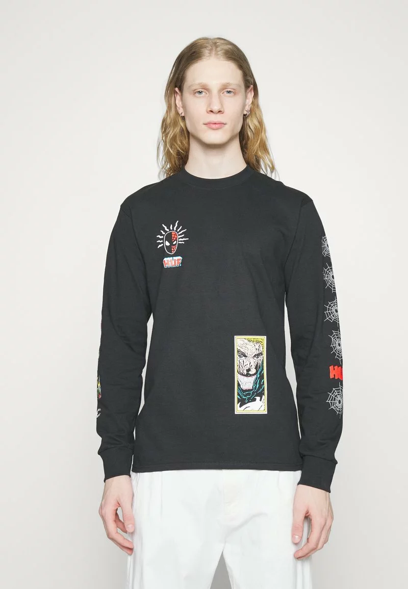 HUF SPIDEY SENSE TEE - Langarmshirt - Black 4 HUF SPIDEY SENSE TEE - Langarmshirt - Black – Bild 4