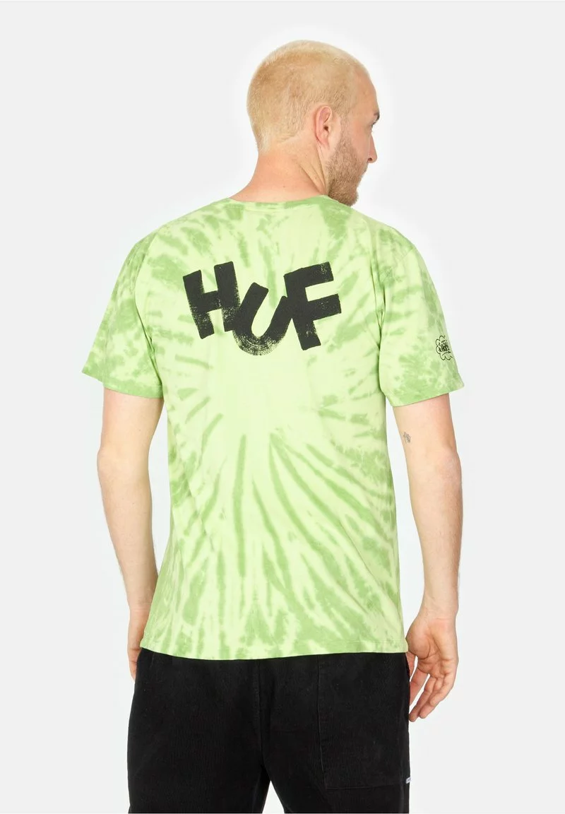 HUF HAZE BRUSH - T-Shirt Print - Lime 2 HUF HAZE BRUSH - T-Shirt Print - Lime – Bild 2