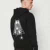 HUF TANGLED WEBS HOODIE - Sweatshirt - Black