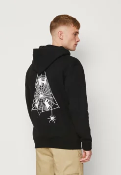 HUF TANGLED WEBS HOODIE - Sweatshirt - Black
