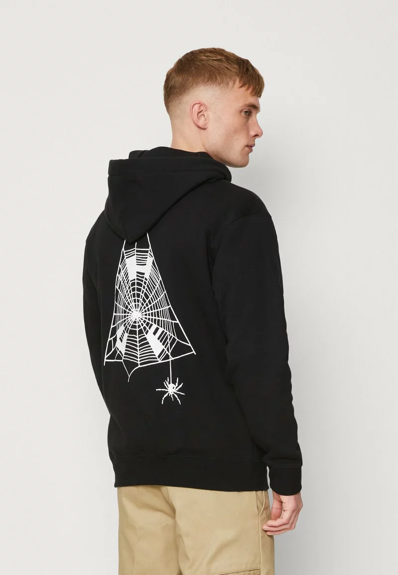 HUF TANGLED WEBS HOODIE - Sweatshirt - Black 1 HUF TANGLED WEBS HOODIE - Sweatshirt - Black
