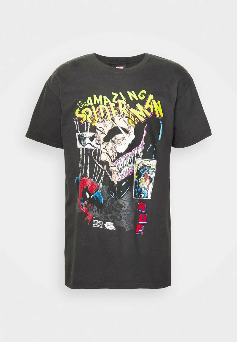 HUF BROCK WASHED TEE - T-Shirt Print - Washed Black 6 HUF BROCK WASHED TEE - T-Shirt Print - Washed Black – Bild 6