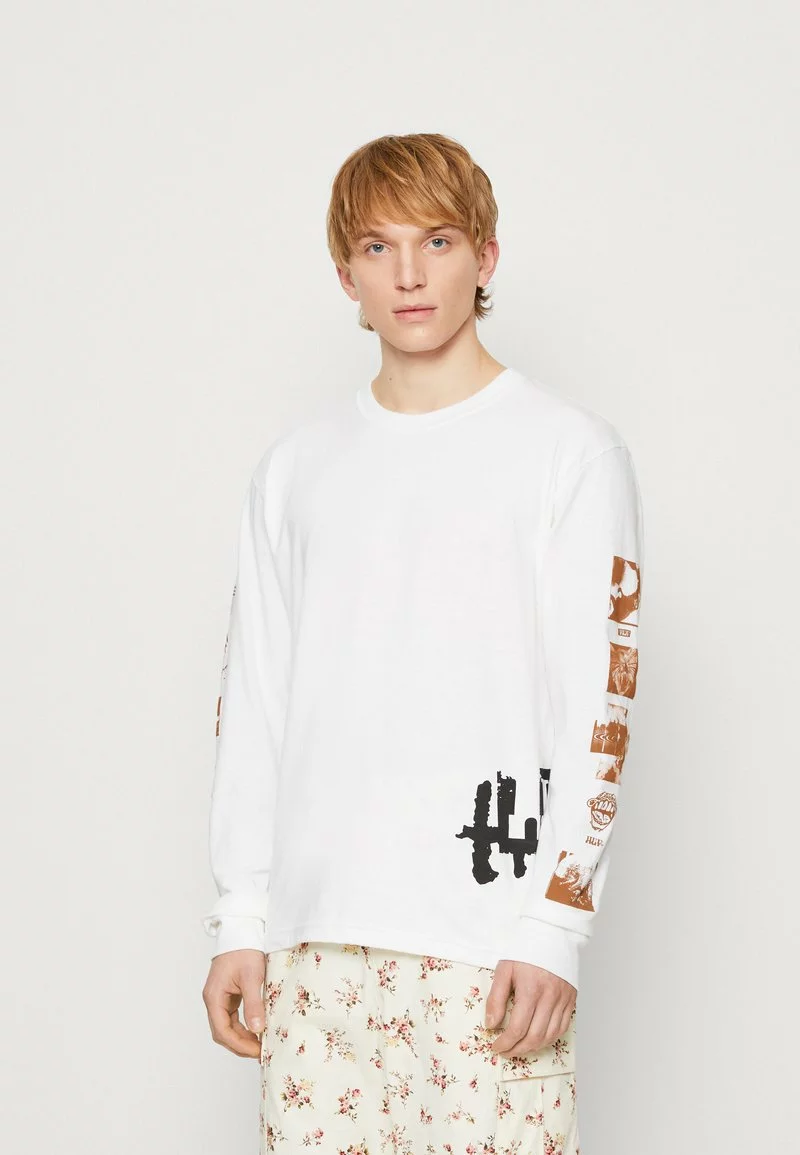HUF OUTER LIMITS TEE UNISEX - Langarmshirt - White 1 HUF OUTER LIMITS TEE UNISEX - Langarmshirt - White