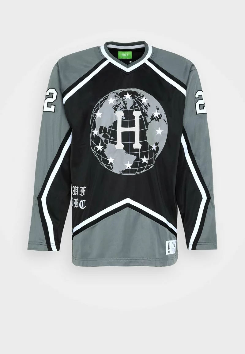 HUF CENTER ICE HOCKEY - Langarmshirt - Black 5 HUF CENTER ICE HOCKEY - Langarmshirt - Black – Bild 5