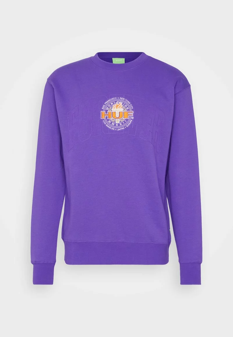 HUF FOREVER TORCH CREWNECK - Sweatshirt - Purple 5 HUF FOREVER TORCH CREWNECK - Sweatshirt - Purple – Bild 5
