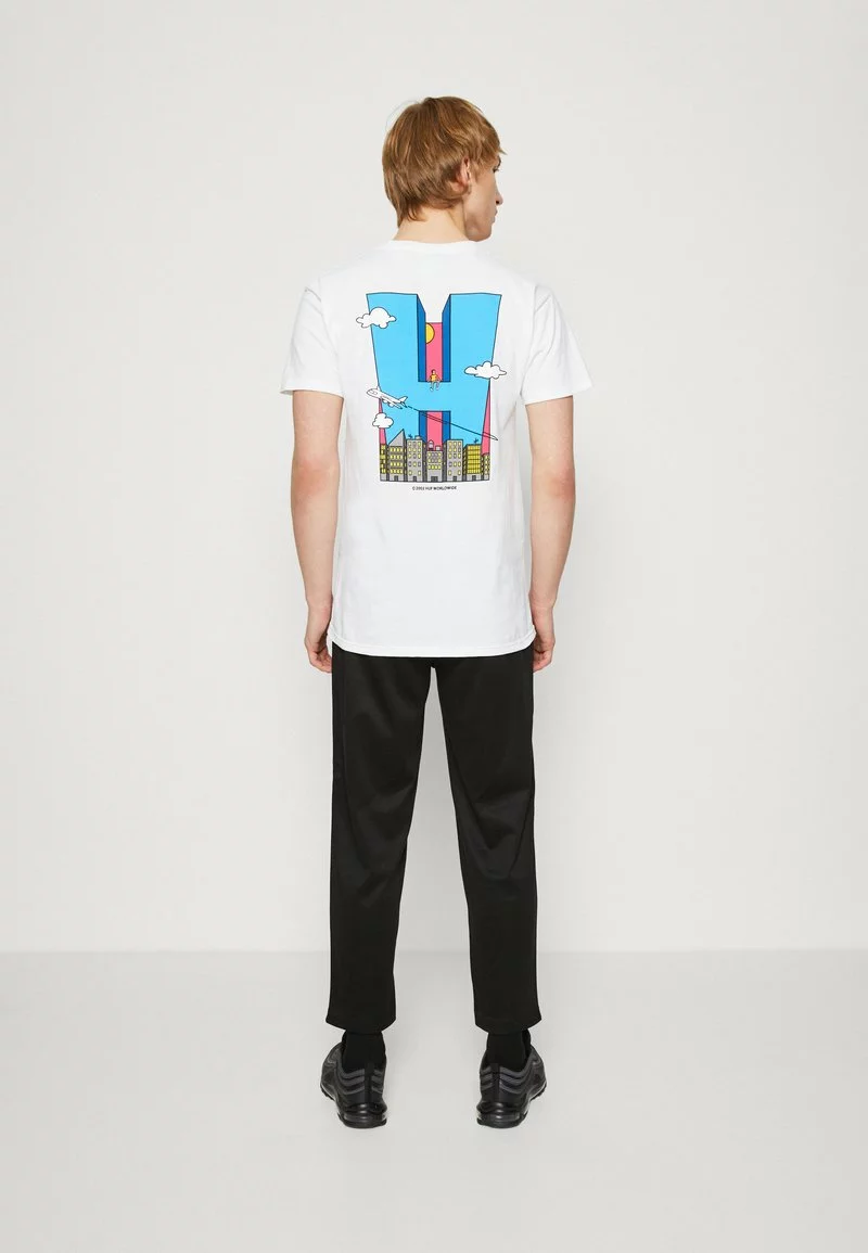 HUF CITY TEE - T-Shirt Print - White 3 HUF CITY TEE - T-Shirt Print - White – Bild 3