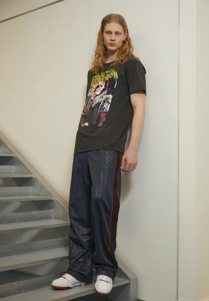 HUF BROCK WASHED TEE - T-Shirt Print - Washed Black 2 HUF BROCK WASHED TEE - T-Shirt Print - Washed Black – Bild 2