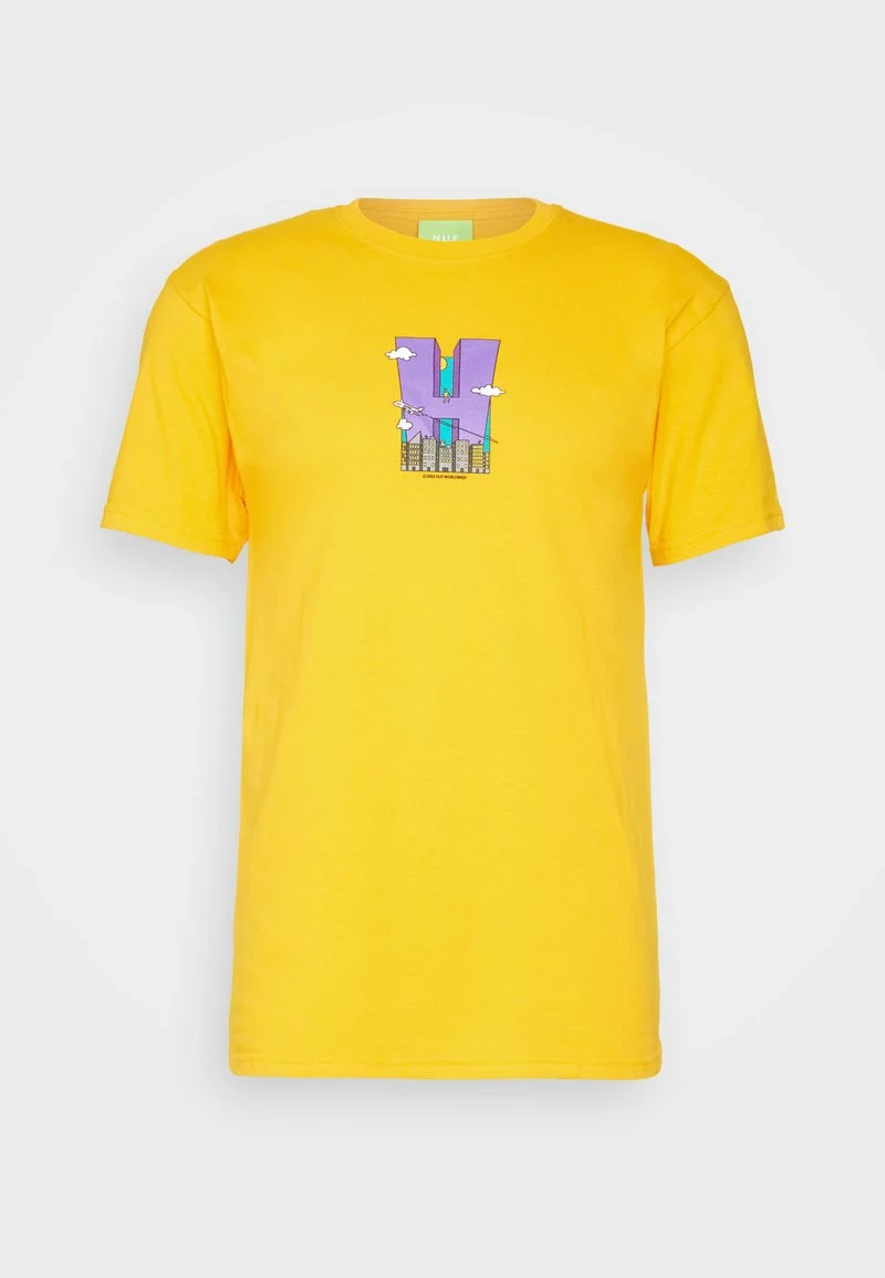 HUF CITY TEE - T-Shirt Print - Gold 5 HUF CITY TEE - T-Shirt Print - Gold – Bild 5