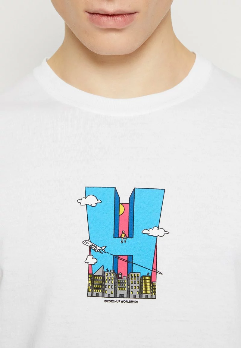 HUF CITY TEE - T-Shirt Print - White 6 HUF CITY TEE - T-Shirt Print - White – Bild 6