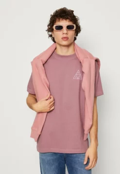 HUF SET TEE UNISEX - T-Shirt Print - Mauve -Huf Geschäft 803f87e44a23475d938a4af0fe45ae80