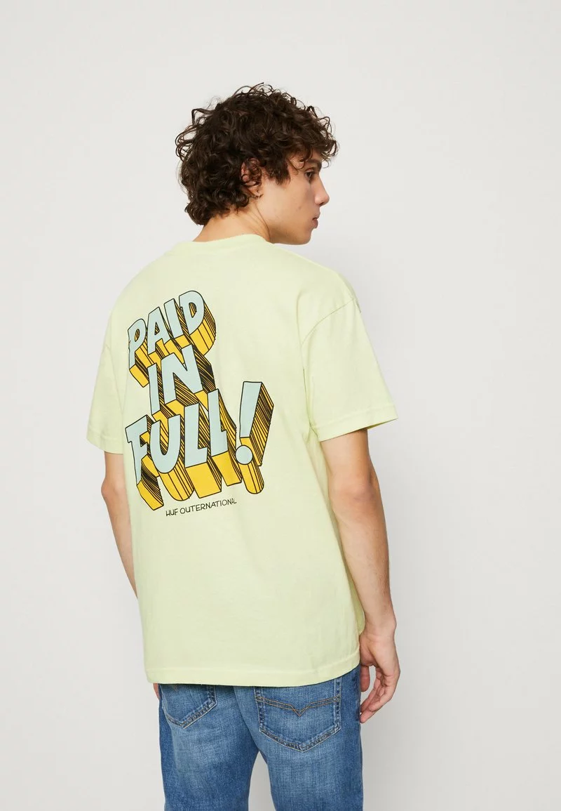 HUF MASTER PLAN TEE UNISEX - T-Shirt Print - Lime 1 HUF MASTER PLAN TEE UNISEX - T-Shirt Print - Lime