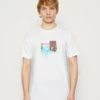 HUF DOOR OF PERCEPTION TEE - T-Shirt Print - White