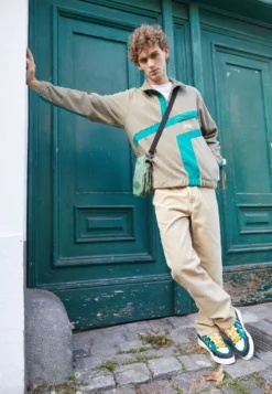 HUF RANGE QUARTER ZIP - Fleecepullover - Olive -Huf Geschäft eaf626cf24ca4418bdf43b41e566546e