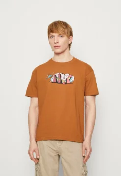 HUF STREET LEVEL TEE UNISEX - T-Shirt Print - Rubber