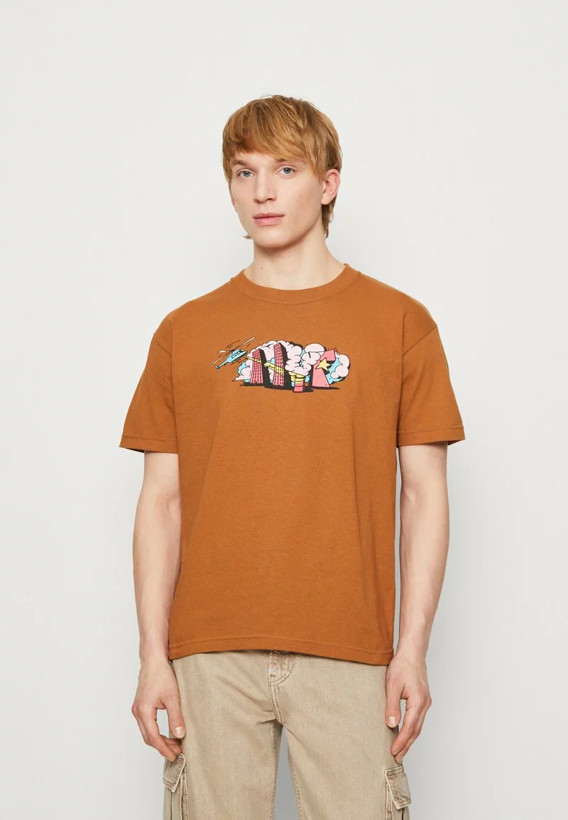 HUF STREET LEVEL TEE UNISEX - T-Shirt Print - Rubber 1 HUF STREET LEVEL TEE UNISEX - T-Shirt Print - Rubber