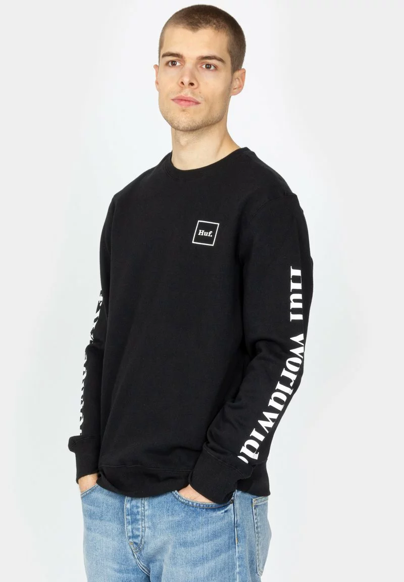 HUF Sweatshirt - Black 1 HUF Sweatshirt - Black