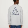 HUF SET TEE UNISEX - Langarmshirt - Heather Grey