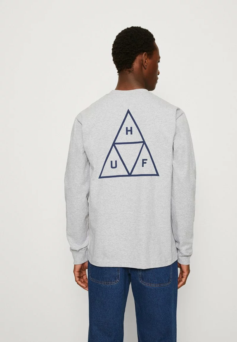 HUF SET TEE UNISEX - Langarmshirt - Heather Grey 1 HUF SET TEE UNISEX - Langarmshirt - Heather Grey