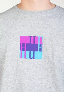 Huf Geschäft -Huf Geschäft huf longsleeves block longsleeve athleticgrey rueckenansicht 0384390