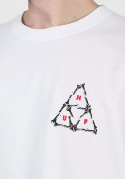 HUF Broken Bones TT -Huf Geschäft huf t shirts broken bones tt white closeup1 0324752