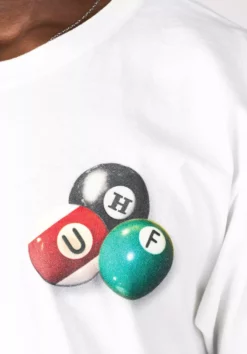 HUF Dirty Pool TT -Huf Geschäft huf t shirts dirty pool tt white closeup1 0325659