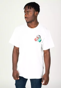 Huf Geschäft -Huf Geschäft huf t shirts dirty pool tt white rueckenansicht 0325659
