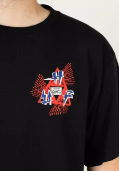 HUF Flashing Wheel 6 HUF Flashing Wheel -Huf Geschäft huf t shirts flashing wheel black closeup1 0324480