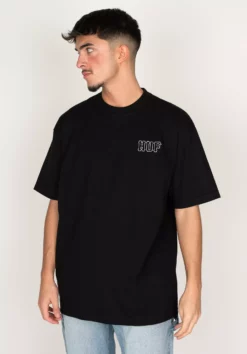 Huf Geschäft -Huf Geschäft huf t shirts huf black rueckenansicht 0327450