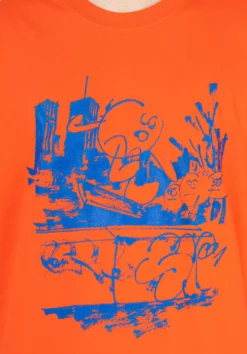 HUF James Jarvis Banks 6 HUF James Jarvis Banks -Huf Geschäft huf t shirts james jarvis banks orange closeup1 0324483