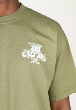 HUF Paid In Full 5 HUF Paid In Full -Huf Geschäft huf t shirts paid in full olive closeup1 0327445